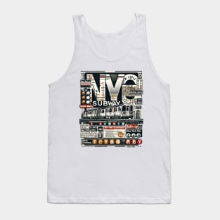 New York Subway NYC Subway Train Tank Top